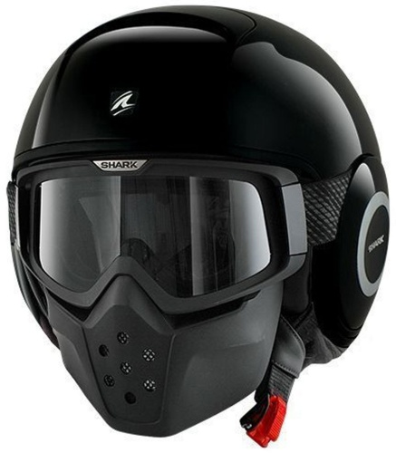 SHARK Шлем SHARK DRAK BLANK BLK фото в интернет-магазине FrontFlip.Ru