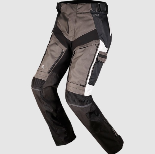 LS2 Мотобрюки NORWAY MAN PANT черно-серый фото в интернет-магазине FrontFlip.Ru
