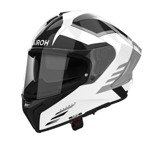 Мотошлем AIROH MATRYX THRON WHITE GLOSS фото в интернет-магазине FrontFlip.Ru