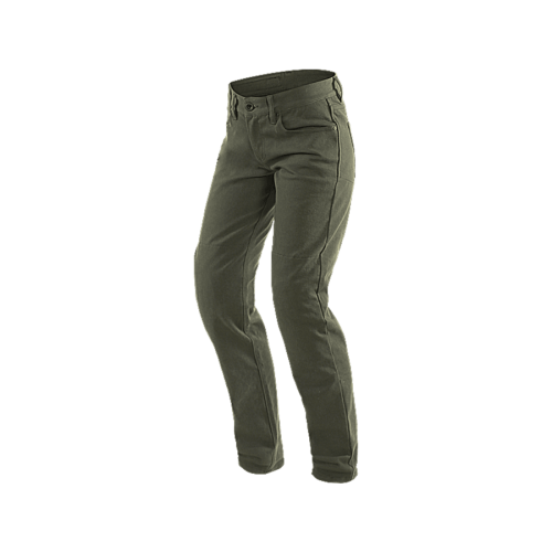 DAINESE Брюки ткань CASUAL SLIM TEX женс 118 OLIVE фото в интернет-магазине FrontFlip.Ru