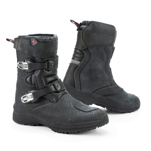 [STYLMARTIN] Мотоботы NAVAJO EVO LOW WP BLACK ANTHRACITE, цвет Черный/Серый фото в интернет-магазине FrontFlip.Ru