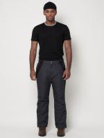 Полукомбинезон брюки горнолыжные мужские темно-серого цвета 66414TC