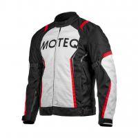 Куртка текстильная  все сезоны MOTEQ Spike межская мембрана черный/белый