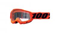 Очки 100% accuri 2 goggle neon orange / clear lens