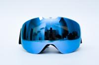 Зимние очки HAWK MOTO Snow Star (зеркальные синие)