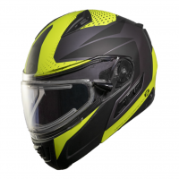 Шлем снегоходный ZOX Condor Parkway, стекло с электроподогревом, мат. желтый/черный