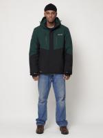 Горнолыжная куртка мужская темно-зеленого цвета 88819TZ