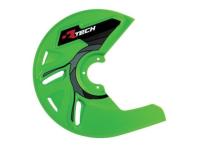 RTech Защита тормозного диска универсальная зеленая (moto parts)