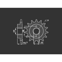 PBR Звезда передняя    2205-15 (Ducati)