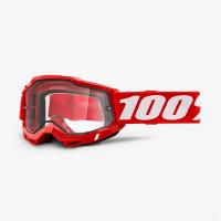 Очки 100% Accuri 2 Enduro Goggle Red / Clear Dual Lens