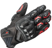 Перчатки комбинированные Taichi HIGH PROTECTION Black/Black/Red
