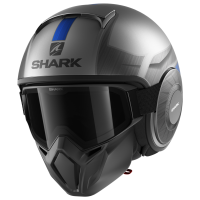 Шлем SHARK STREET DRAK TRIBUTE RM MAT Grey/Blue