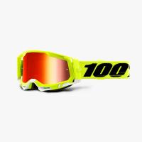 Очки 100% Racecraft 2 Goggle Fluo Yellow / Mirror Red Lens (50121-251-04)