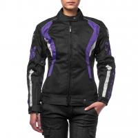 MOTEQ Текстильная женская куртка ROXY Черный/Фиолетовый