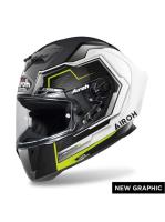 AIROH шлем интеграл GP550 S RUSH WHITE/YELLOW GLOSS