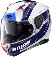 Nolan Мотошлем N87 Skilled N-Com Metal White/Blue 99