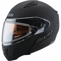 Шлем снегоходный ZOX Condor, стекло с электроподогревом, мат. черный