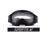 ARIETE Кроссовые очки (маска) MUDMAX - BLACK / DOUBLE CLEAR VENTILATED LENS NO PINS (moto parts)