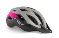 Велошлем MET crossover grey/pink