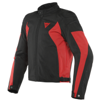DAINESE MISTICA TEX JACKET - BLACK/LAVA-RED куртка муж