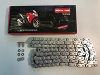 Цепь ROLON 520NAXR 112 звеньев, усиленная, сальниковая X-Ring, замок под заклёпку