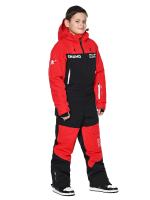 SNOW HEADQUARTER Снегоходный комбинезон для мальчика T-9091 Красно-черный