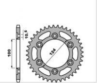 PBR Звезда задняя    1027-45  (сталь) DUCATI Z45 C45 C.520