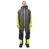 Dragonfly Комбинезон EXTREME 2.0 Man Grey - Brown - Lime Утепленный (100)