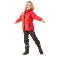 Dragonfly Детский комплект дождевой (куртка, брюки) EVO Kids RED (мембрана)