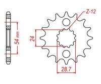 PBR Звезда передняя    526-17 (517 zzr1100-zx14)