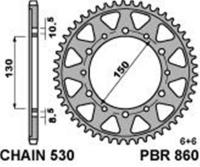 PBR Звезда задняя    860-38   (сталь)