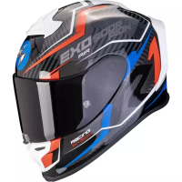 [SCORPION EXO] Мотошлем EXO-R1 EVO AIR COUP, цвет Черный/Красный/Синий