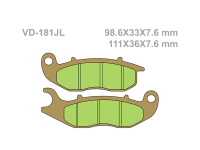 VESRAH Тормозные колодки  VD-181JL