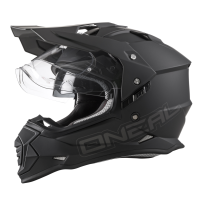 Шлем кроссовый со стеклом O'NEAL Sierra FLAT , Черный