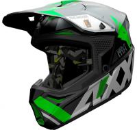 AXXIS MX803 Wolf Jackal Matt Green шлем кроссовый зеленый матовый