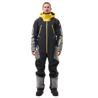 Dragonfly Комбинезон EXTREME 2.0 Man Black - Yellow - Grey 2024 Утепленный (100)