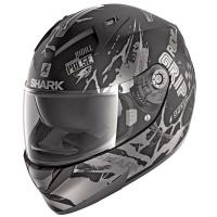 SHARK Шлем RIDILL 1.2 DRIFT-R MAT KAS Черный Матовый/Антрацит Матовый/Серый