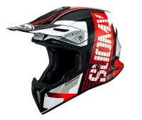 [SUOMY] Мотошлем X-WING AMPED, цвет Черный/Красный