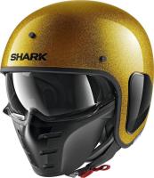 Шлем SHARK S-DRAK FIBER BLANK GLITTER Gold