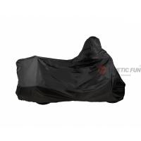[KINETIC FUN] Чехол для мотоцикла с кофрами 'Cruiser Fat Plus' Ткань Окcфорд 240D, цвет Черный