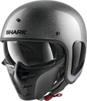 Шлем SHARK S-DRAK FIBER BLANK GLITTER Silver