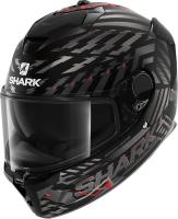 Шлем SHARK SPARTAN GT E-BRAKE BCL. MICR. MAT Black/Grey/Red