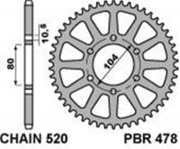 PBR Звезда задняя    478-40   (сталь)