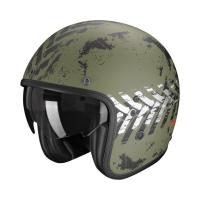 [SCORPION EXO] Мотошлем BELFAST EVO NEVADA, цвет Зеленый Матовый/Серебристый