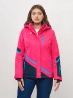 Горнолыжная куртка женская розового цвета 551911R