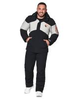 SNOW HEADQUARTER Горнолыжный костюм мужской KA-0196 Черно-серый