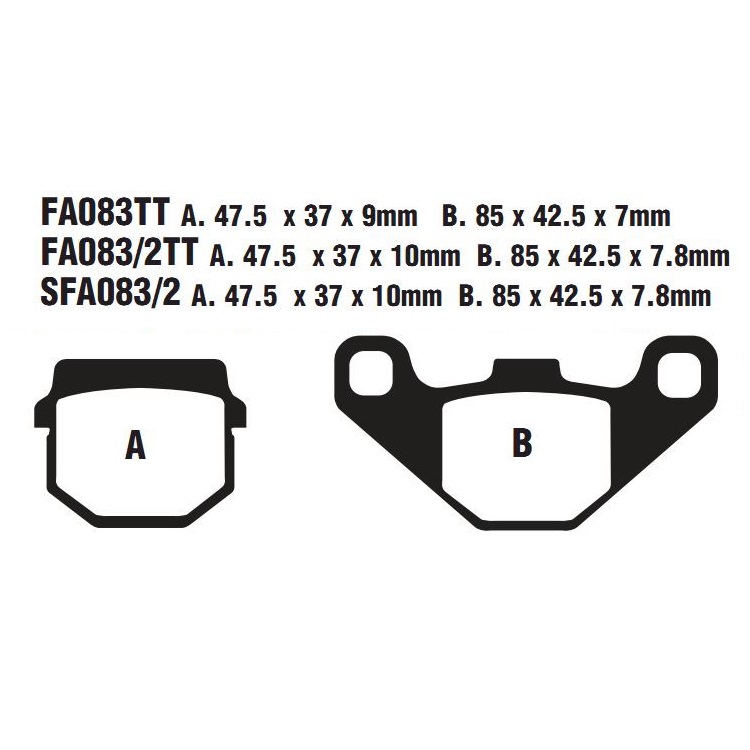 P-237. EBC тормозные колодки fa067. EBC тормозные колодки fa083tt.
