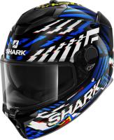 Шлем SHARK SPARTAN GT E-BRAKE DD-Ring MAT Black/Blue/Anthracite