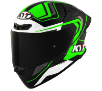 [KYT] Мотошлем TT-REVO OVERTECH, цвет Черный/Зеленый