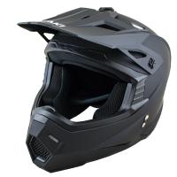 Шлем кроссовый ATAKI JK801 Solid, черный матовый